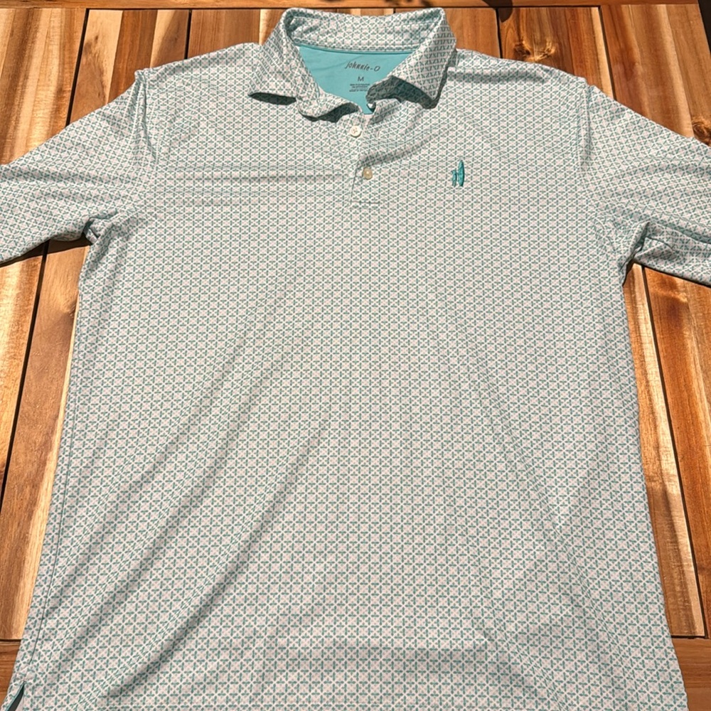 Johnnie-O golf polo. Green. Medium